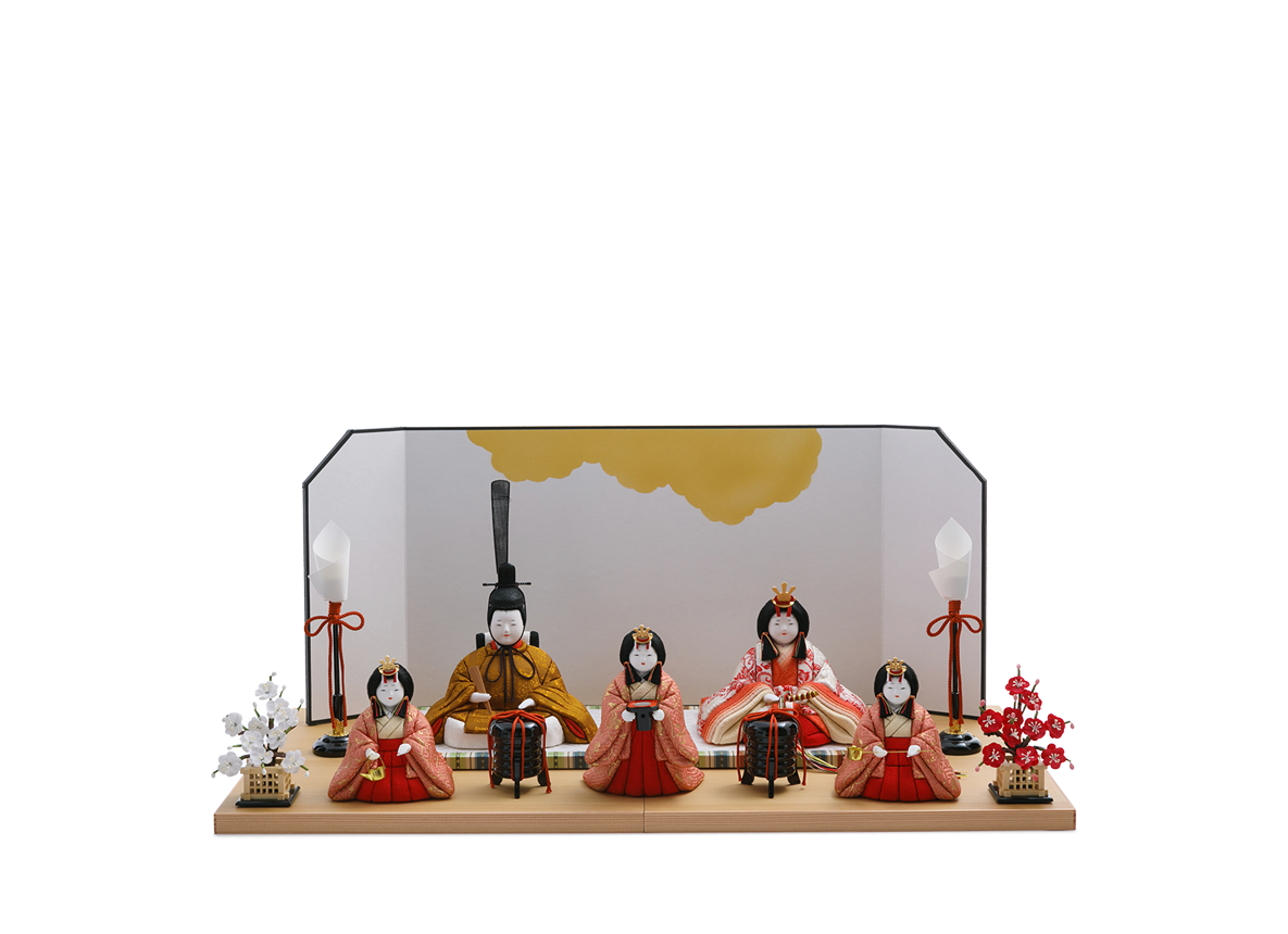 宝花雛  五人飾り
