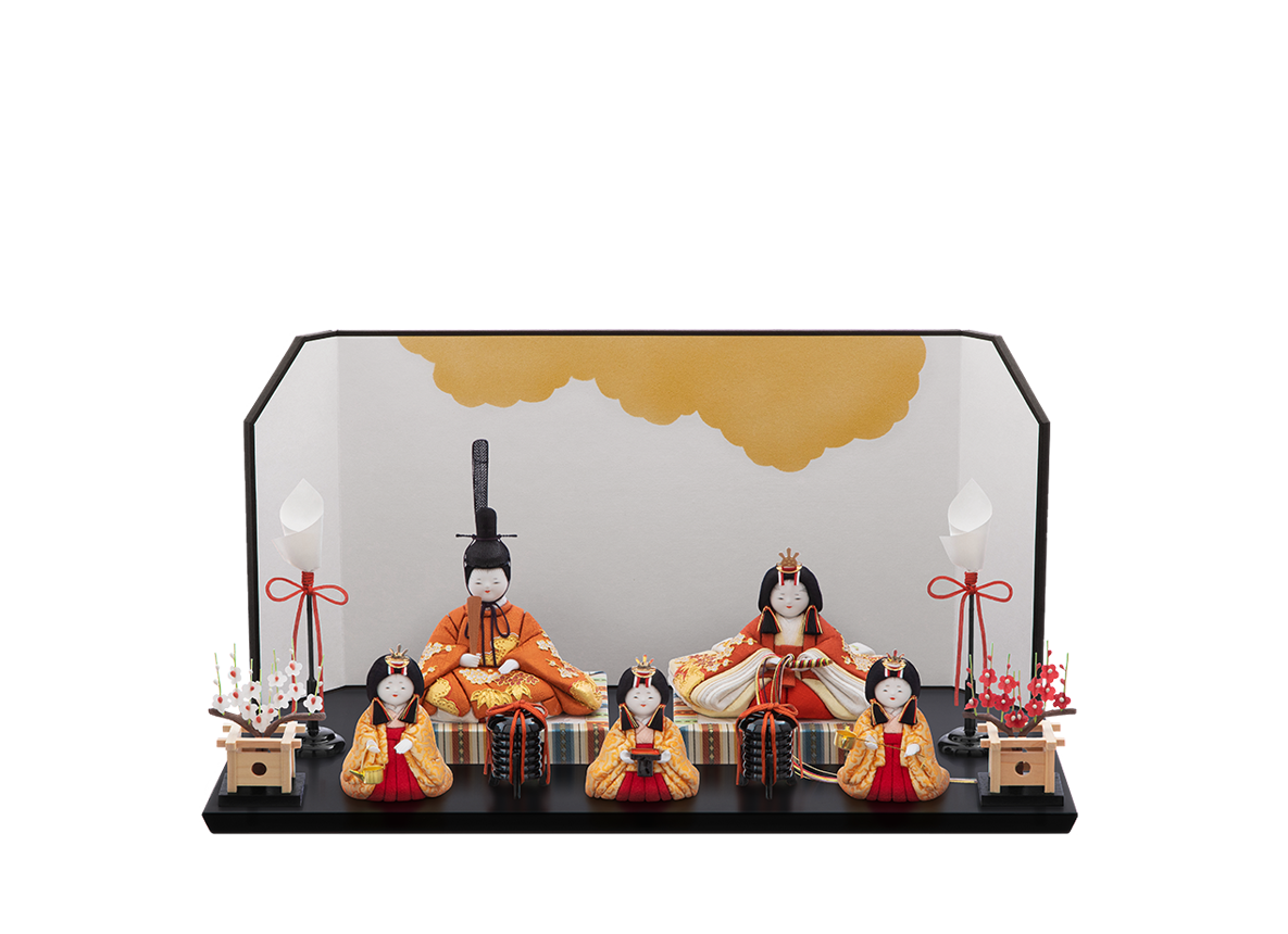 幸福雛  五人飾り
