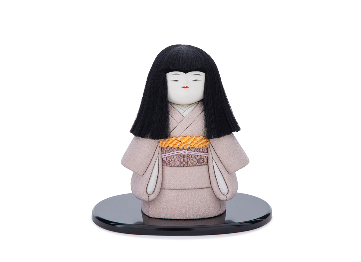 市松人形（衣装：薄藤色）