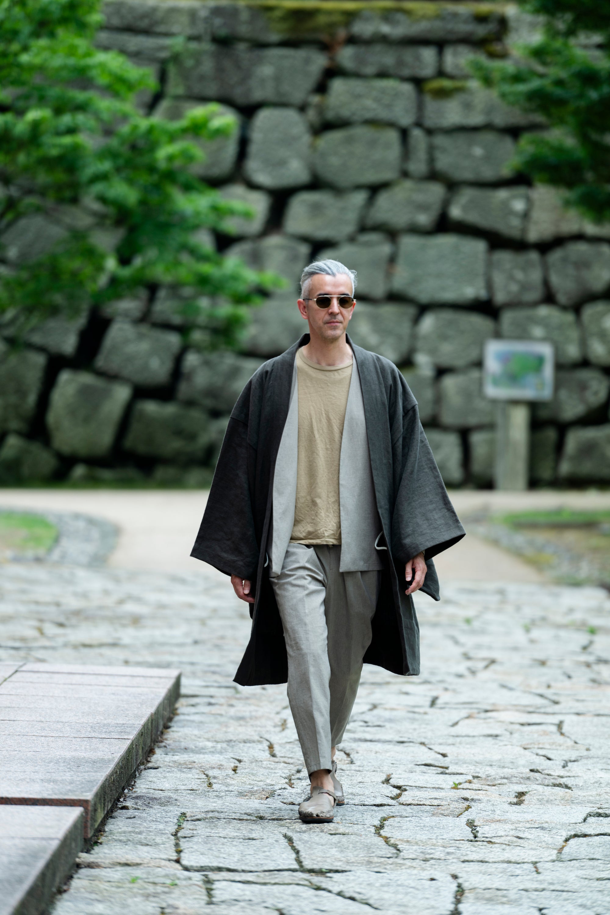 Japanese Linen Haori-Made in Japan