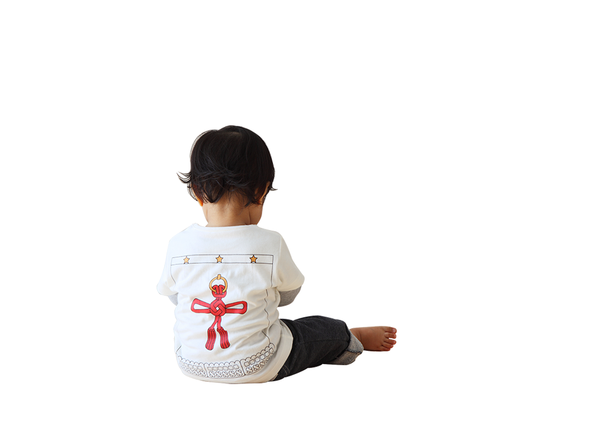 「特別限定品」よろいTシャツ (オーガニックコットン)